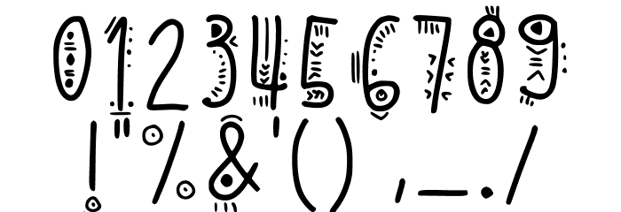 Nihalloo Folk Font Regular Caratteri ALTRI CARATTERI