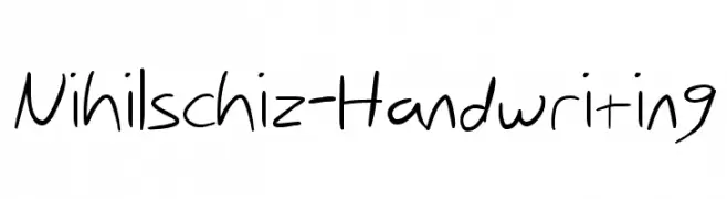 Nihilschiz-Handwriting 