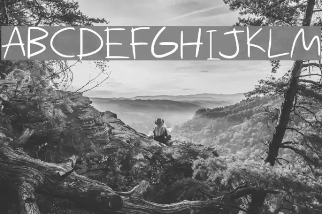 Nihilschiz-Handwriting Schriftart examples