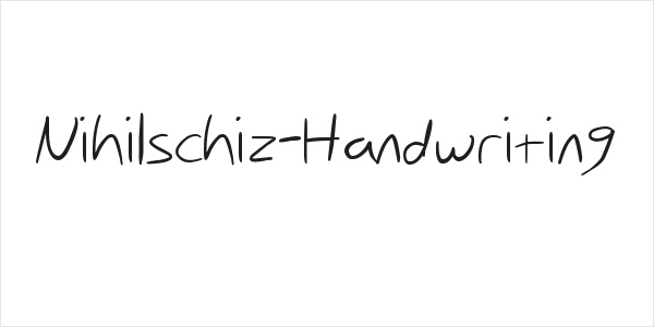 Nihilschiz-Handwriting Logo