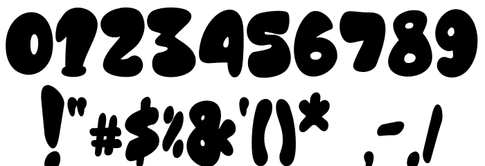 Nijikon japan - Personal use Font Alte caractere