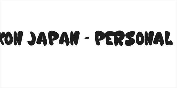 Nijikon japan - Personal use Logo