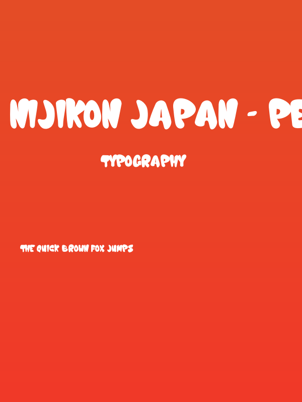 Nijikon japan - Personal use Poster