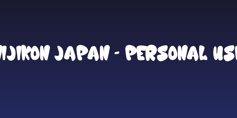 Nijikon japan - Personal use Social Header