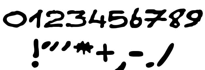 Nikad robom Font OTHER CHARS