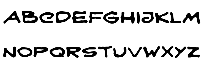Nikad robom Font LOWERCASE