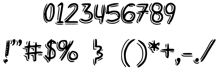 Nikali Font OTHER CHARS
