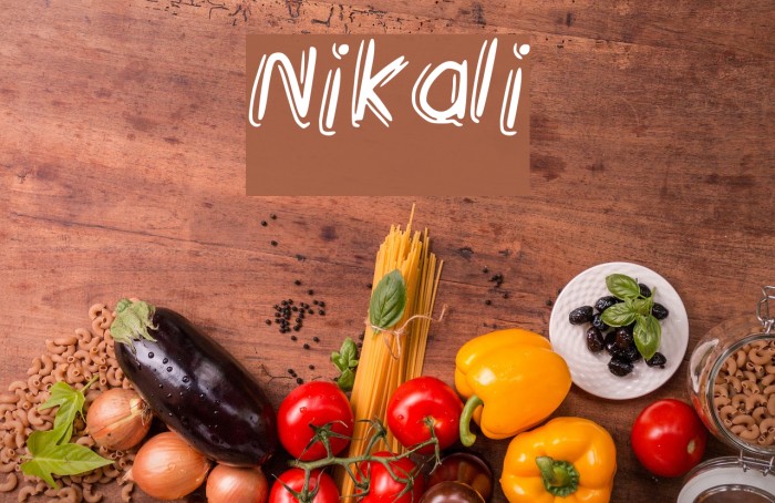 Nikali Font examples