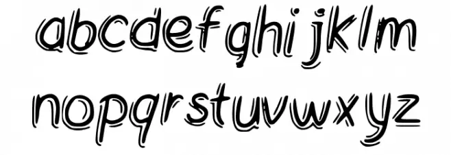 Nikali Font LOWERCASE