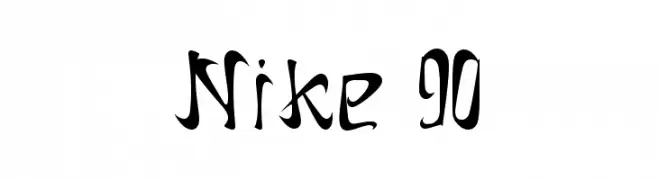 Nike 90  Descarca Fonturi Gratis