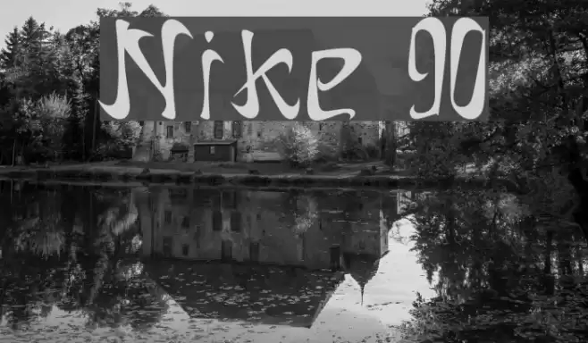 Nike 90 Font examples