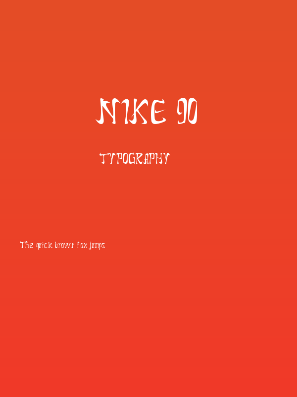 Nike 90 Poster