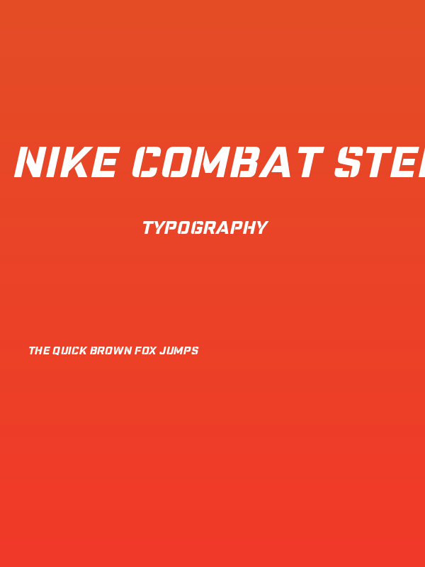 Nike Combat Stencil Poster