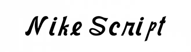 Nike Script  Frei Schriftart Herunterladen