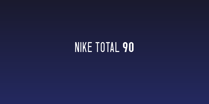 Nike Total 90 Social Header