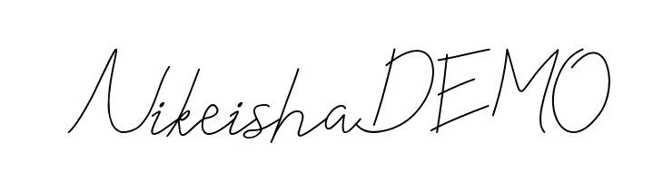 Nikeisha DEMO font caratteri gratis