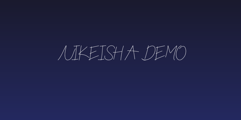 Nikeisha DEMO Social Header