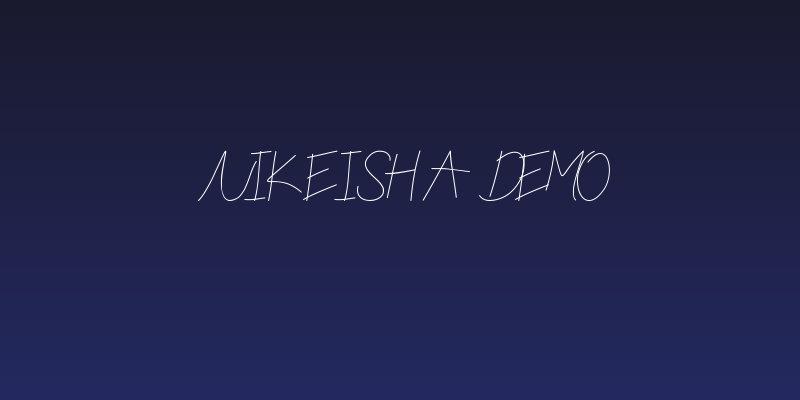Nikeisha DEMO Social Header