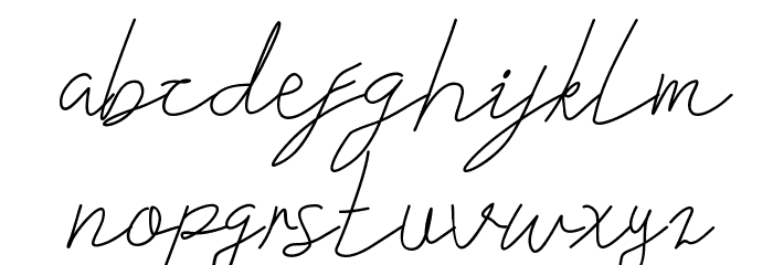 Nikeisha DEMO Font LOWERCASE
