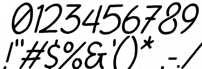 Niko Curt Italic Fuentes OTROS CHARS