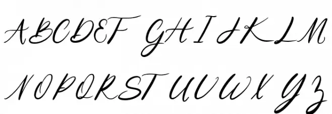 Niko Curt Script Fuentes MAYÚSCULAS