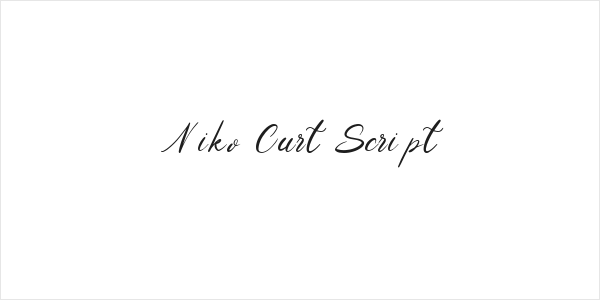 Niko Curt Script Logo