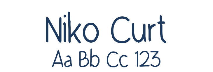 Niko Curt Font Preview