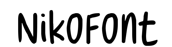 NikoFont Шрифта