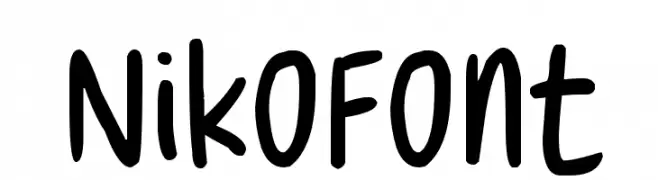 NikoFont  Fuentes Gratis Descargar