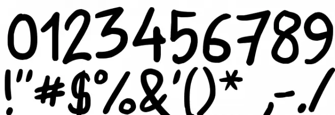 NikoFont Font OTHER CHARS