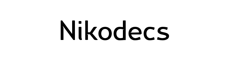 Nikodecs  font caratteri gratis