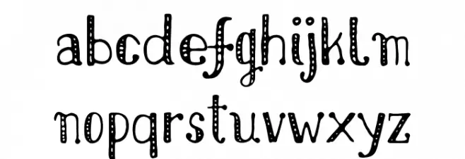 NikolaidisHand 字体 小写