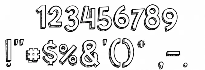 Nikolas & Pine Font OTHER CHARS