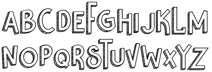 Nikolas & Pine Font LOWERCASE