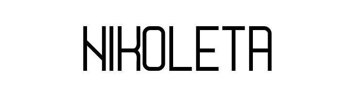 Nikoleta  Free Fonts Download