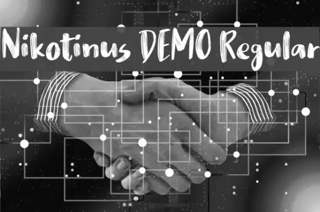 Nikotinus DEMO Regular Font examples