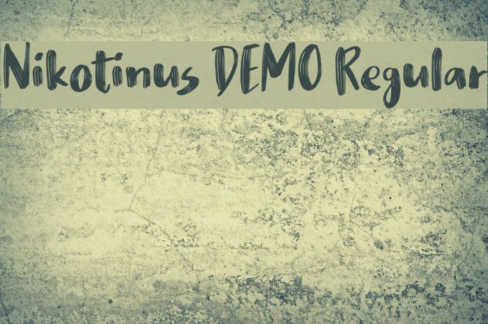 Nikotinus DEMO Regular Example 3