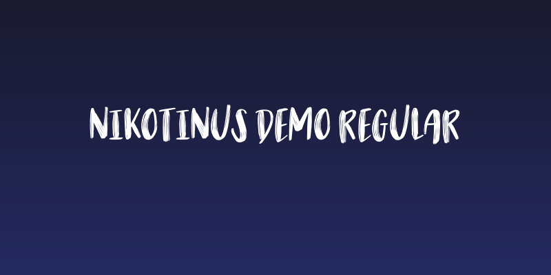 Nikotinus DEMO Regular Social Header