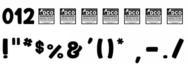 Niktalope_PersonalUseOnly Font OTHER CHARS