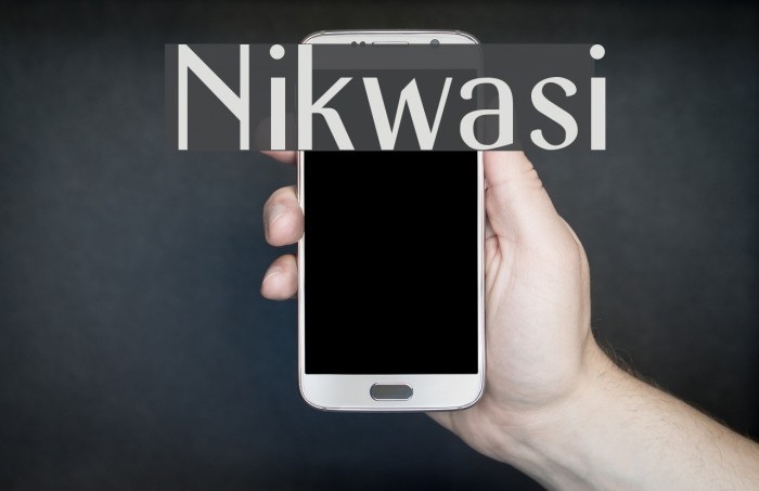 Nikwasi Font examples