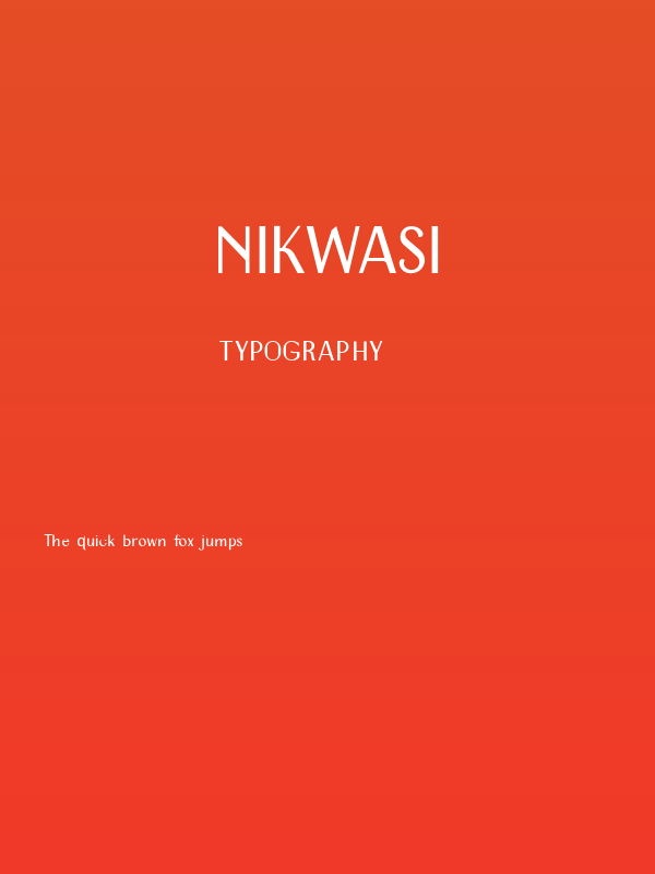 Nikwasi Poster