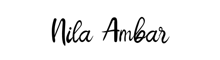 Nila Ambar  font caratteri gratis