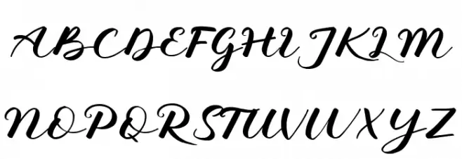 Niliya Schriftart Groß