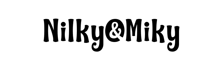 Nilky & Miky  Скачать бесплатные шрифты