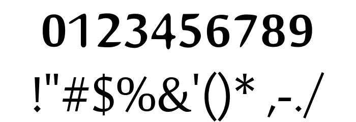 Nillambari Font OTHER CHARS