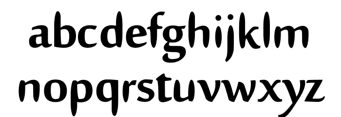 Nillambari Font LOWERCASE