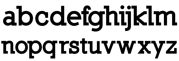 Nilland-Black Font LOWERCASE