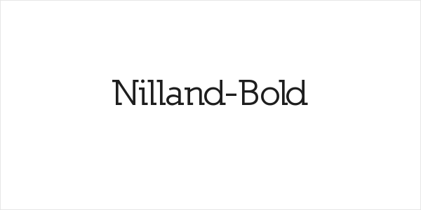 Nilland-Bold Logo