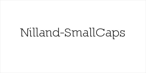 Nilland-SmallCaps Logo