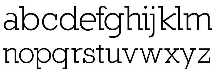 Nilland Font LOWERCASE